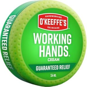 okeeffes working hands hand cream for extremely dry cracked hands 3.4 ounce jar pack 1 800.0